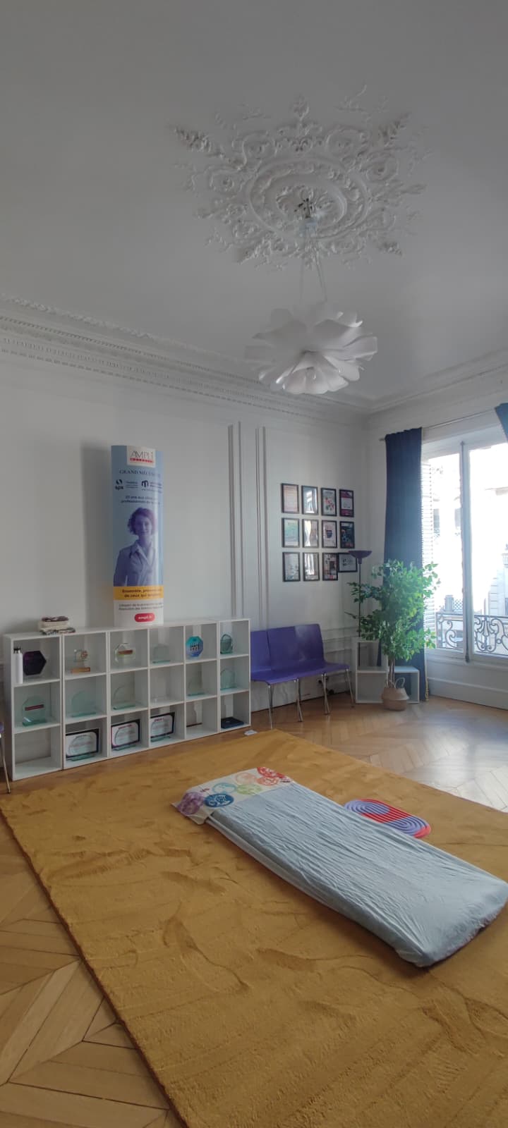 Accueil coloré de la Maison des Soignants de Paris