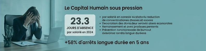 Le capital humain sous pression : stress, fatigue et charge mentale